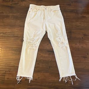 Levi’s Wedgie Straight White Denim W31 L28